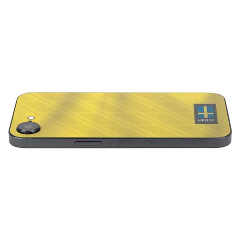 Sweden Soccer Flag iPhone 16e Skin
